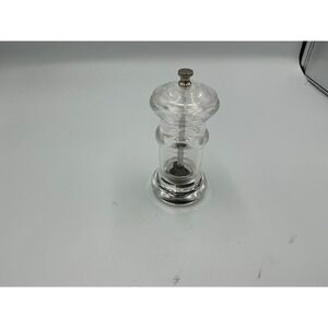 Olde Thompson Clear Acrylic Pepper Mill‎ Grinder Carbon Steel Mechanism 5 Inch